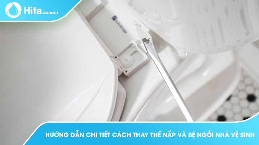 Hướng dẫn chi tiết cách thay thế nắp và bệ ngồi nhà vệ sinh