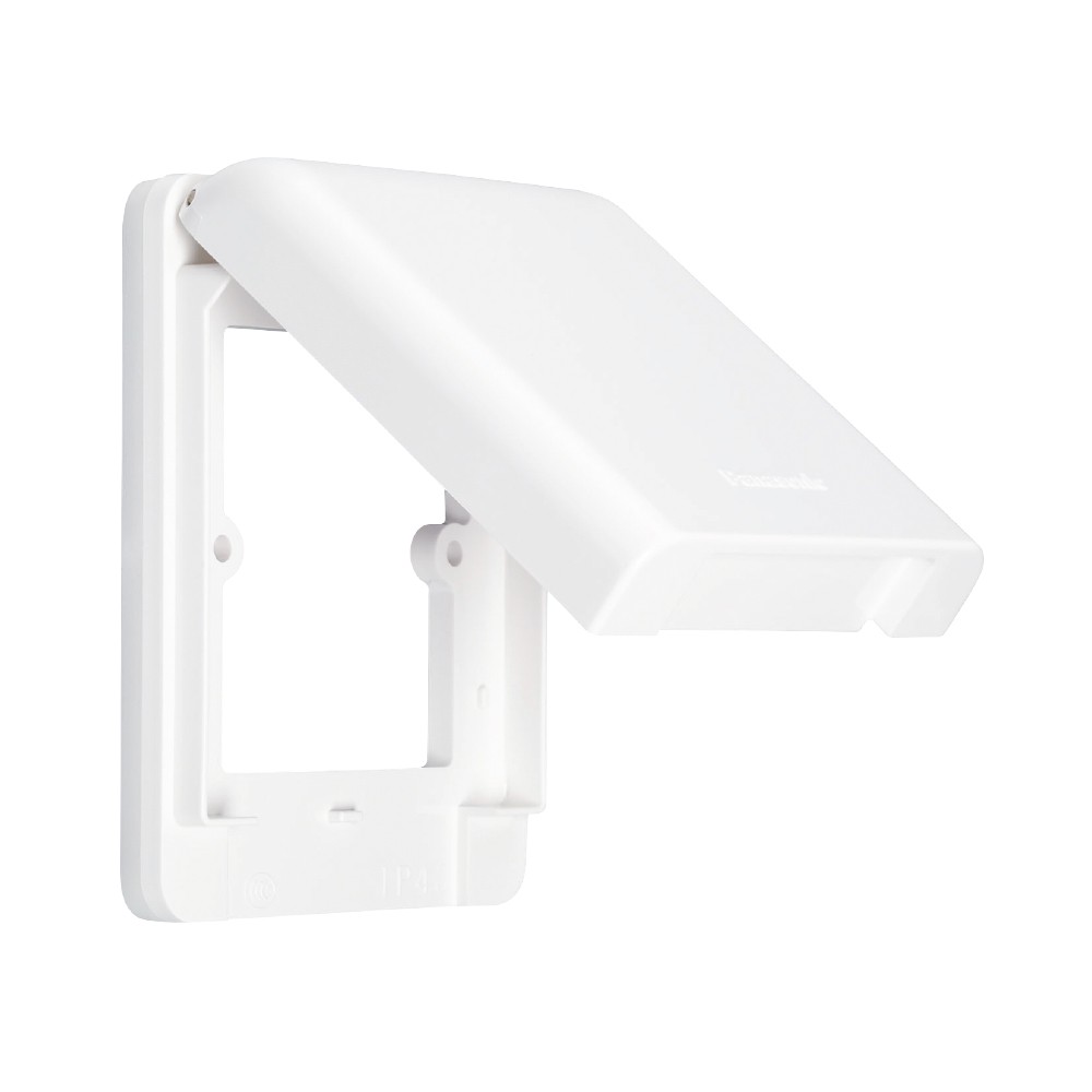 Mặt vuông có nắp che mưa IP43 dòng Wide-Hotel Panasonic WBC8981SW