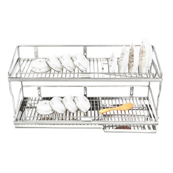 Kệ sóng chén 7 tấc 2 tầng bắt vít có khay U7X2
