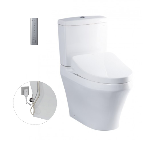 Bồn cầu TOTO CS948DW11 2 khối nắp điện tử Washlet S7 TCF4911Z