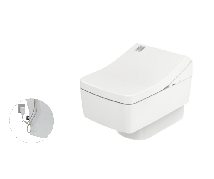 Bồn cầu treo tường RENESSE nắp điện tử TOTO CW512YR 9AE0017 TCF403EA