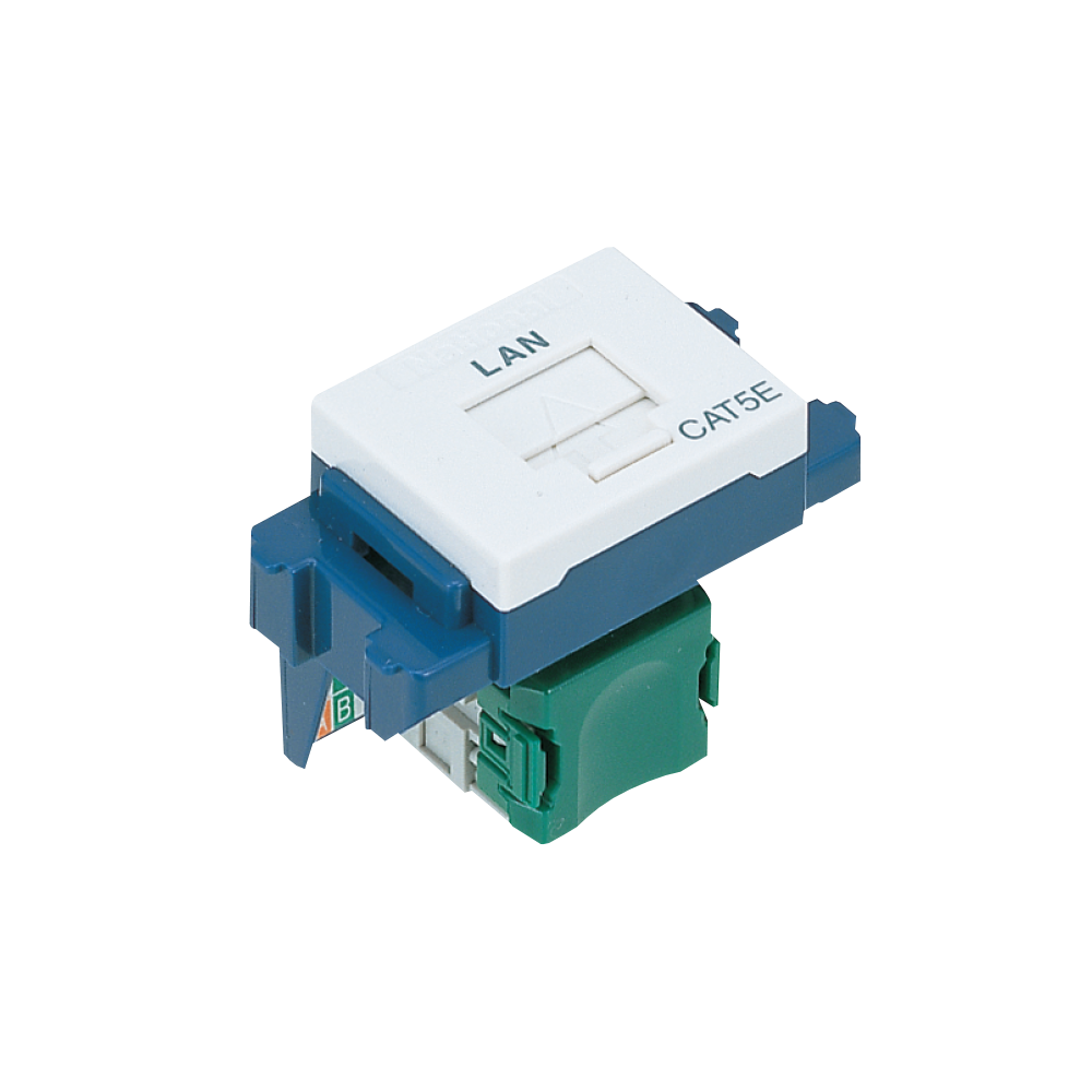 Ổ cắm mạng tiêu chuẩn RJ45 - CAT 5 dòng Full Color Panasonic NRV3160W