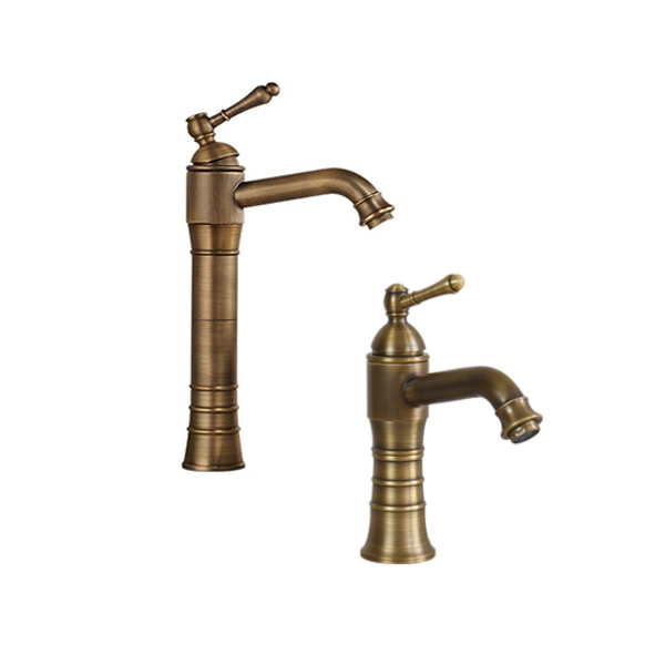 Vòi chậu lavabo nóng lạnh bằng đồng Kanly GCA13/  GCV13