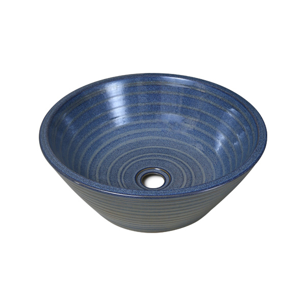 Chậu lavabo đặt bàn Kanly sứ hoa văn SU018