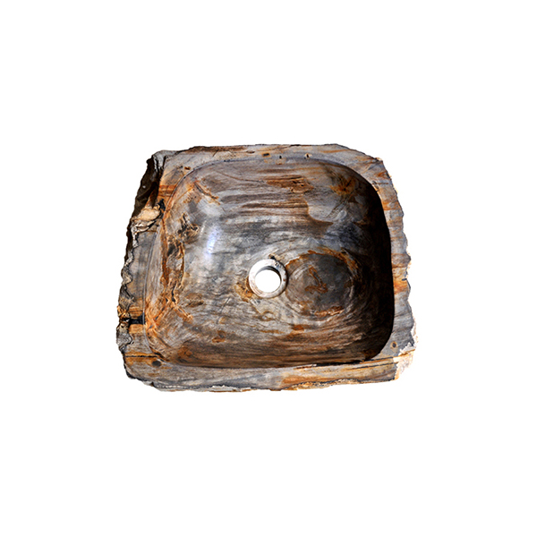Chậu lavabo đặt bàn Kanly gỗ hóa thạch WDM04i