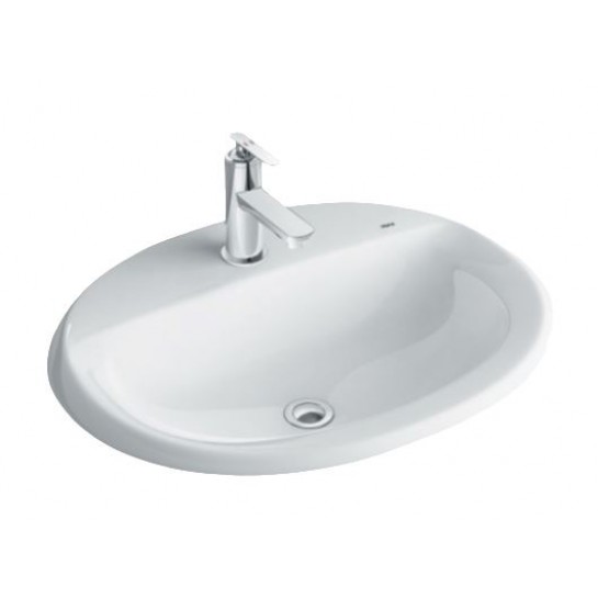 Chậu lavabo dương vành INAX L-2395V (L-2395VFC)