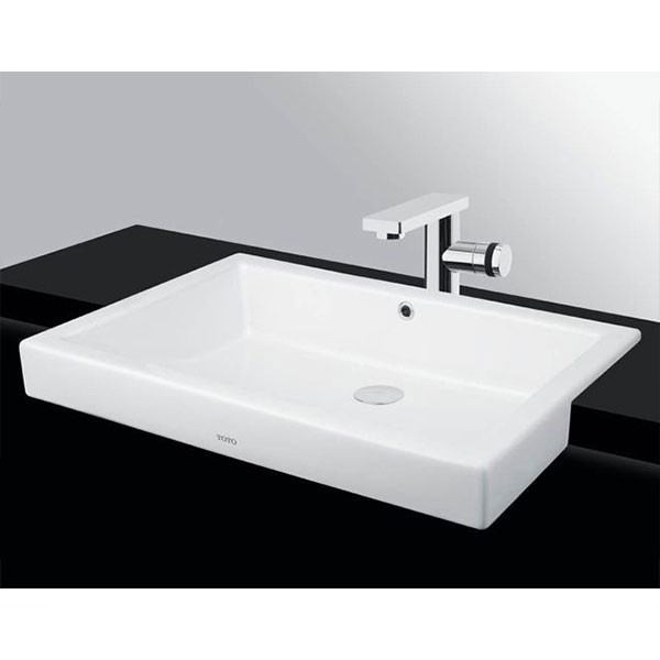 Chậu rửa mặt lavabo bán âm TOTO LW646JW/F