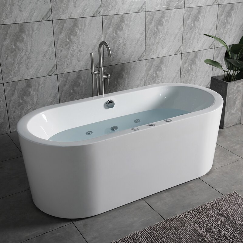 Bồn tắm đặt sàn massage 1.69m MOWOEN MW8215B-170.MS