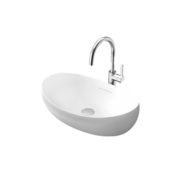 Chậu rửa lavabo đặt bàn TOTO PJS01WE đá cẩm thạch nhân tạo