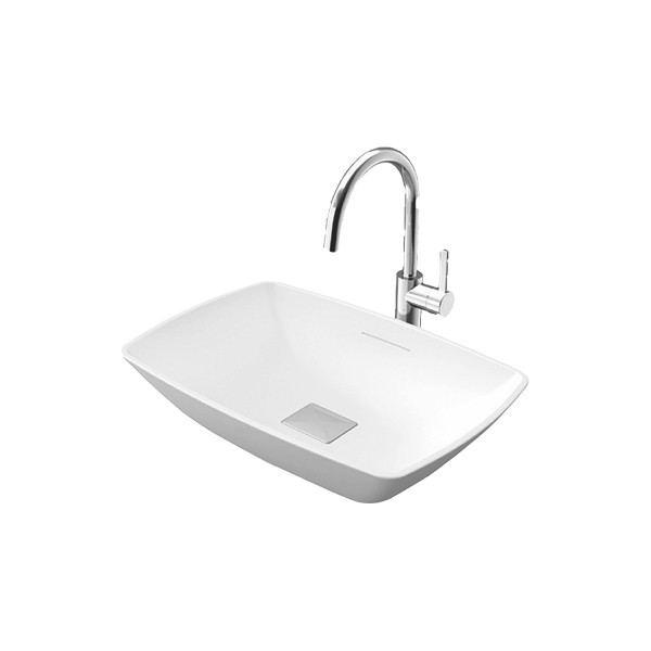 Chậu rửa lavabo đặt bàn TOTO PJS02WE đá cẩm thạch nhân tạo