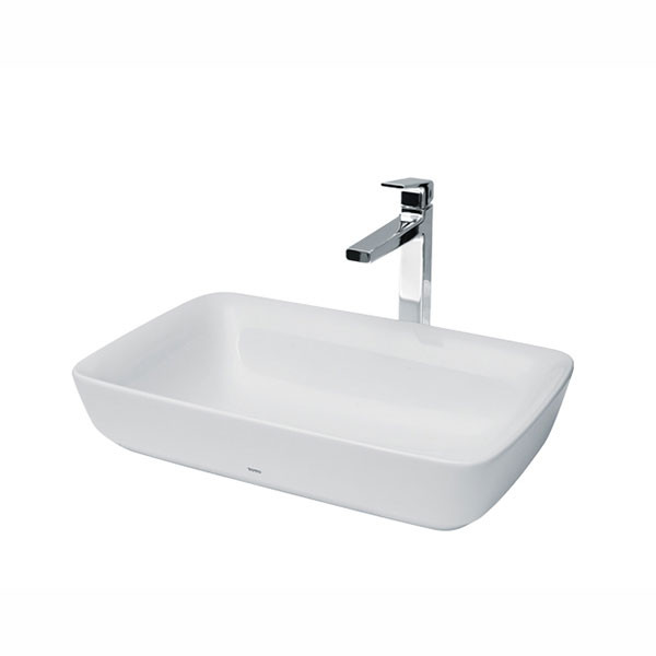 Chậu rửa lavabo đặt bàn TOTO PJS06WE đá cẩm thạch nhân tạo