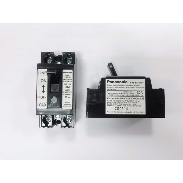 Cầu dao đóng cắt tự động ELCB 15A-30A Panasonic