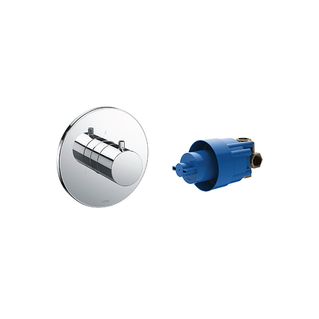 Van chuyển hướng 2 đường nước TOTO TBV01103B kèm phụ kiện âm tường TBN01102B