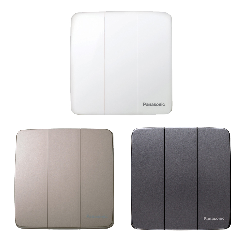 Bộ 3 công tắc 1 chiều dòng Minerva Panasonic WMT505