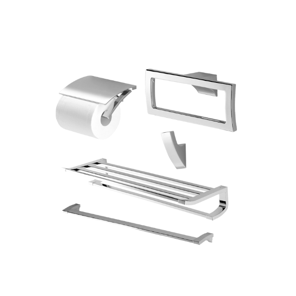Bộ phụ kiện nhà tắm TOTO YS903N5V (5 món, vuông, G Series)
